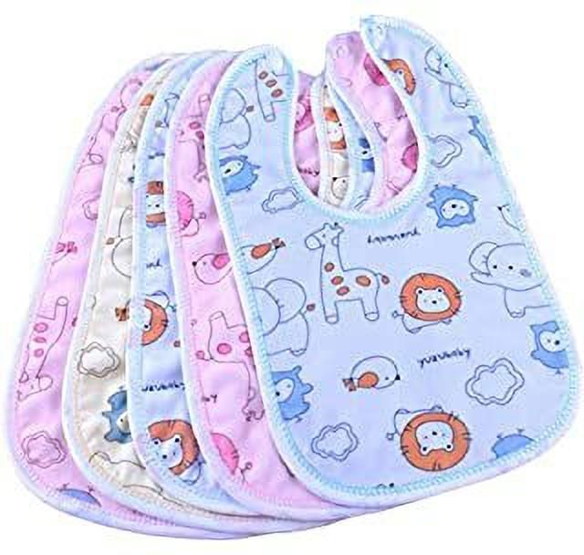 hm enterprises Baby Bibs Apron for Baby boy and Girl Assorted- Pack of 4 (Multicolor)-picture-39