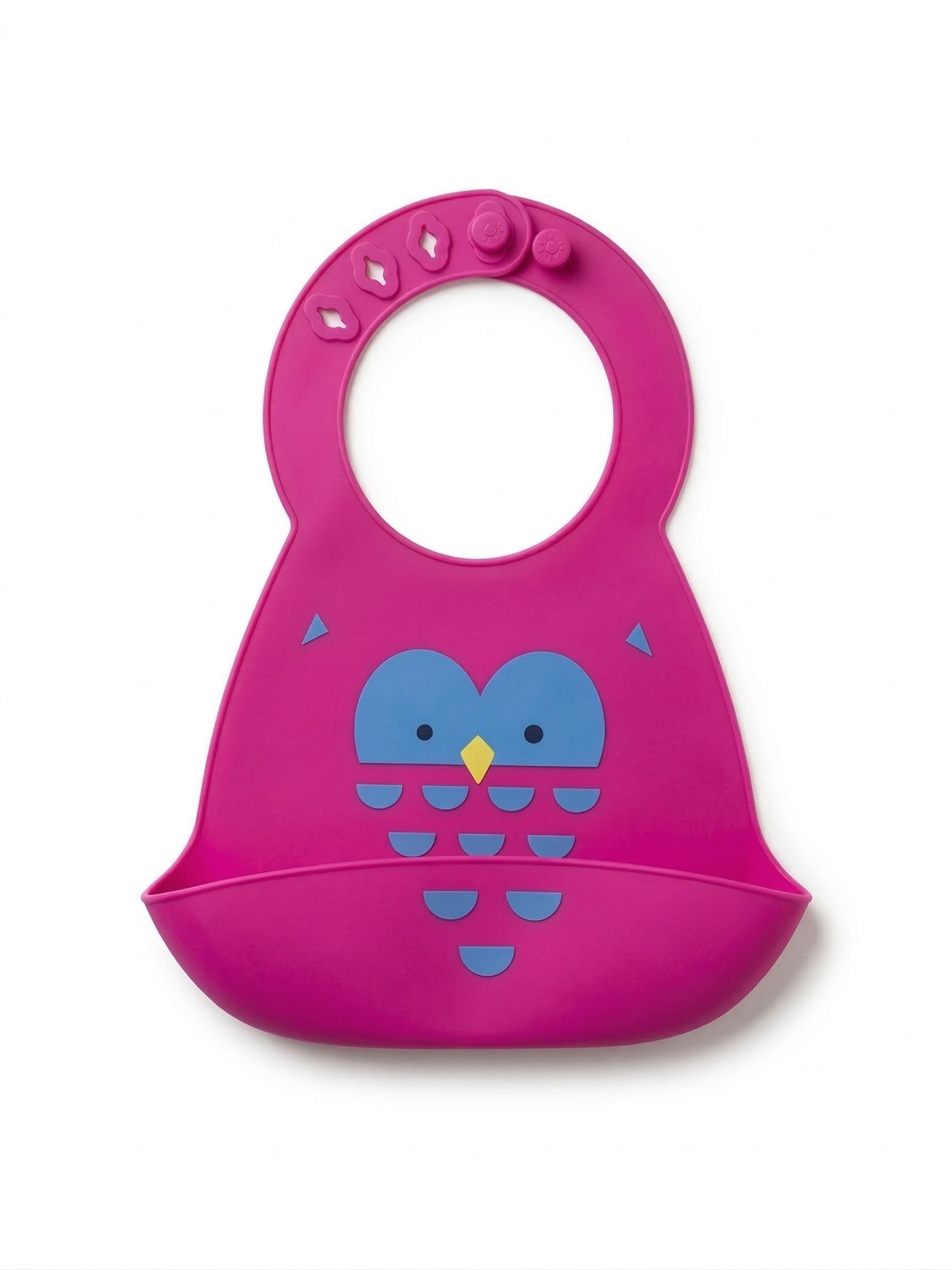little pea Soft Silicon Water Proof bib with Food catcher-picture-17