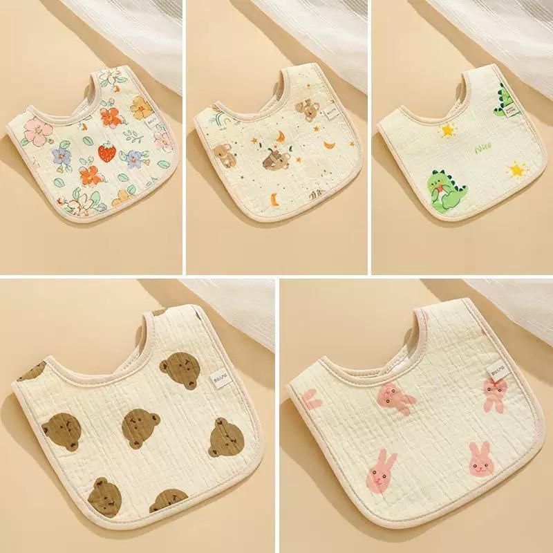 bigbought Premium Baby Bib Collection | Soft Reusable Feeding Bib Set-picture-34