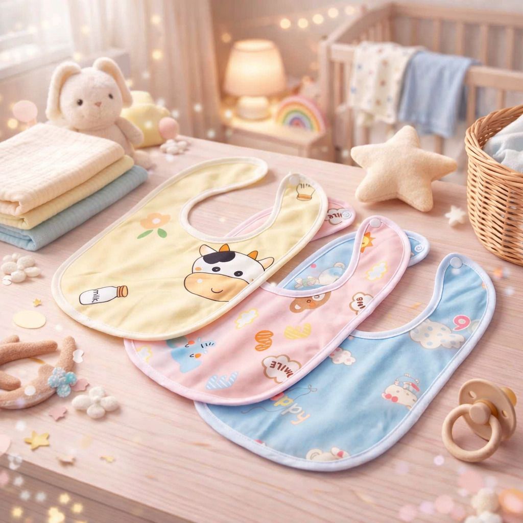Baby Bib Apron Bibs for Kids Baby Waterproof Feeding Apron-image-31