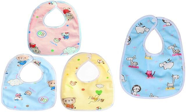 vadhavan Double Layered Waterproof Bibs Pack Of 4-picture-16