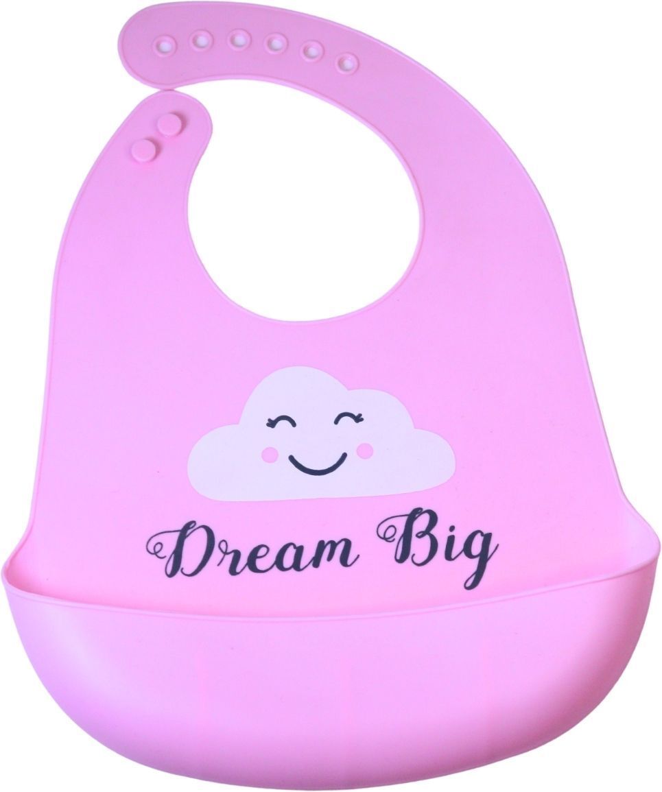 Silicone Bib for Baby | Adjustable Neckline with Buttons | Washable & Reusable-image-21