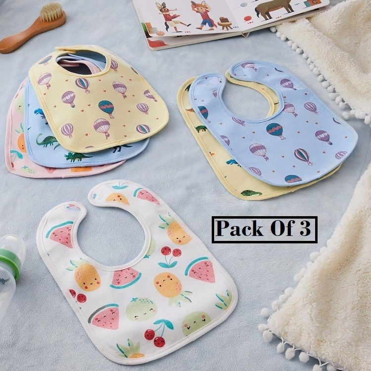 buyer choice 3 Feeding Infants & Toddlers Waterproof, Spill Resistant Bibs Soft Infant Cotton-picture-15