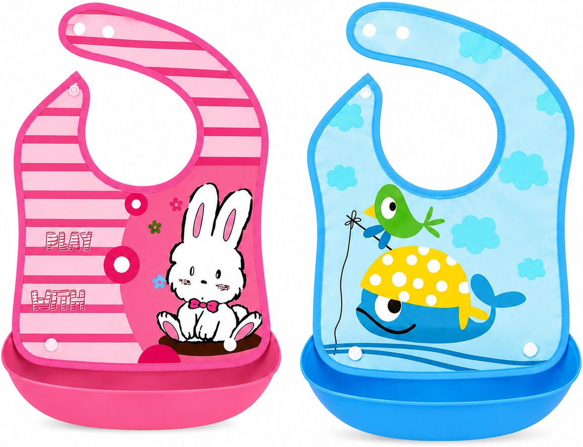 saforiaa Soft Waterproof Feeding Bibs-picture-23
