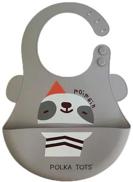 Waterproof Silicone Bibs for Feeding & weaning Babies with Adjustable Velcro-image-47