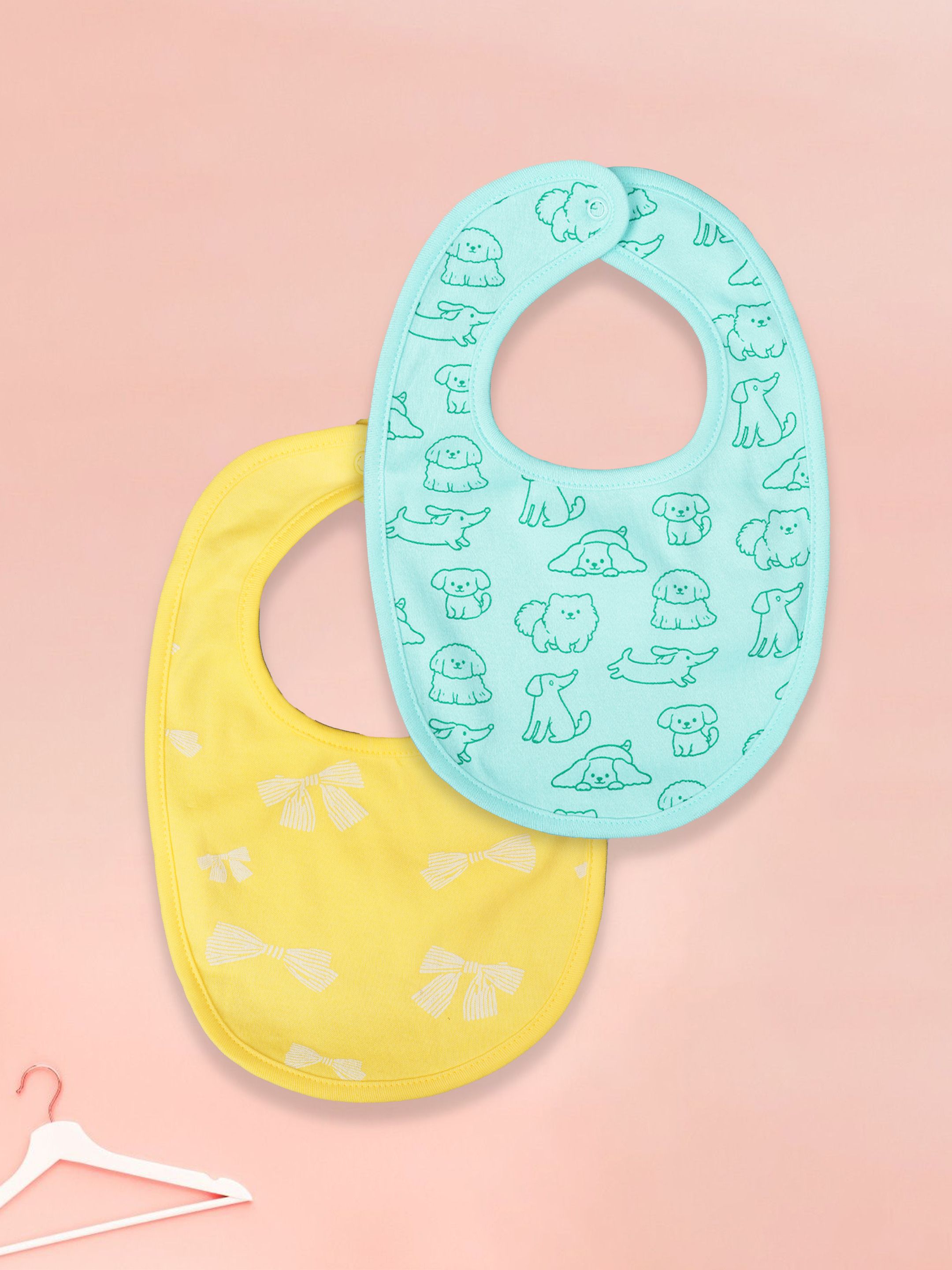 Organic Cotton Bibs (Pack of 2) – Soft, Adjustable & Absorbent-image-22