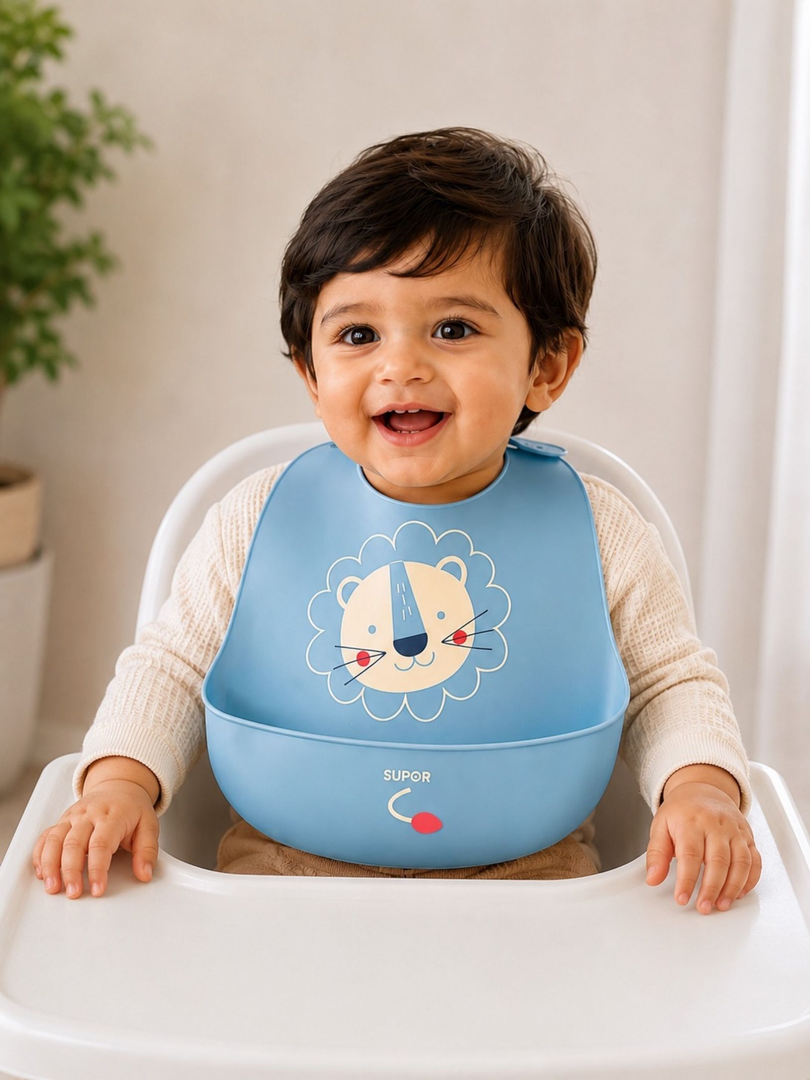 Silicone Baby Feeding Bib Waterproof Wide Food Catcher Pocket-image-48