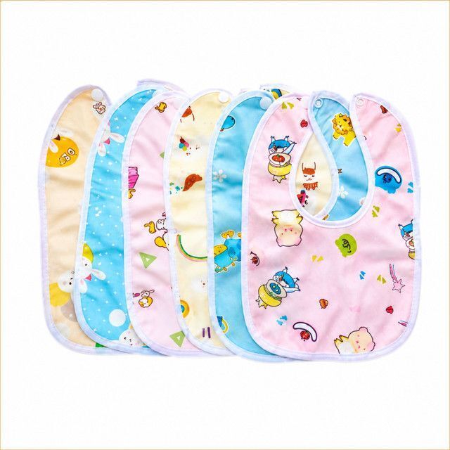 bubblino Reusable Waterproof Bib for babies | Adjustable Feeding & Drool Bibs | Pack of 6-picture-37