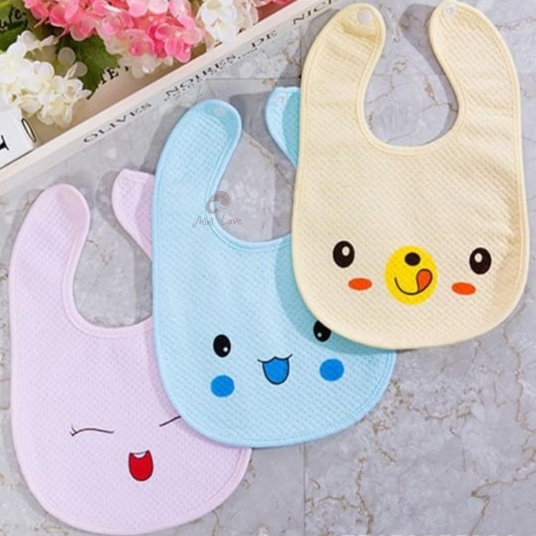 mini love Feeding Bib, Fast Dry-Waterproof, Super Soft Cotton Bib-picture-39