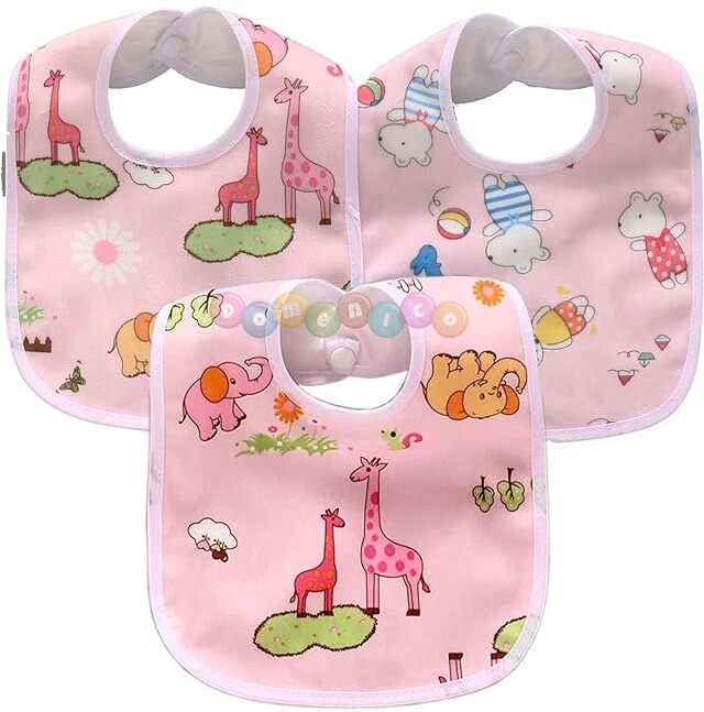 New Born Water Resistant-Premium Super Soft Cotton Daily Use bibs-image-12