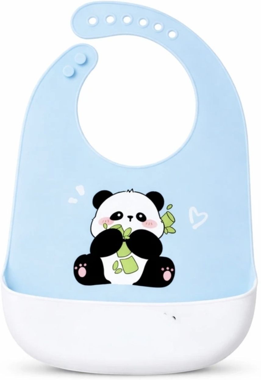 earthcon Waterproof silicone baby feeding bib for baby kids toodller-picture-31