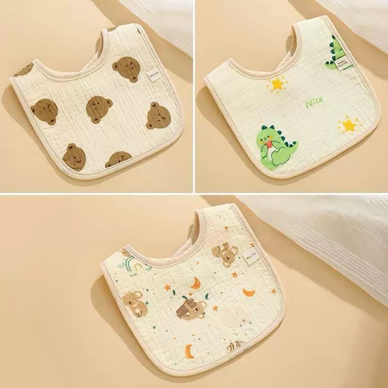 bigbought Baby Drool Bib Set | Skin-Friendly Absorbent Bibs for Boys & Girls-picture-48