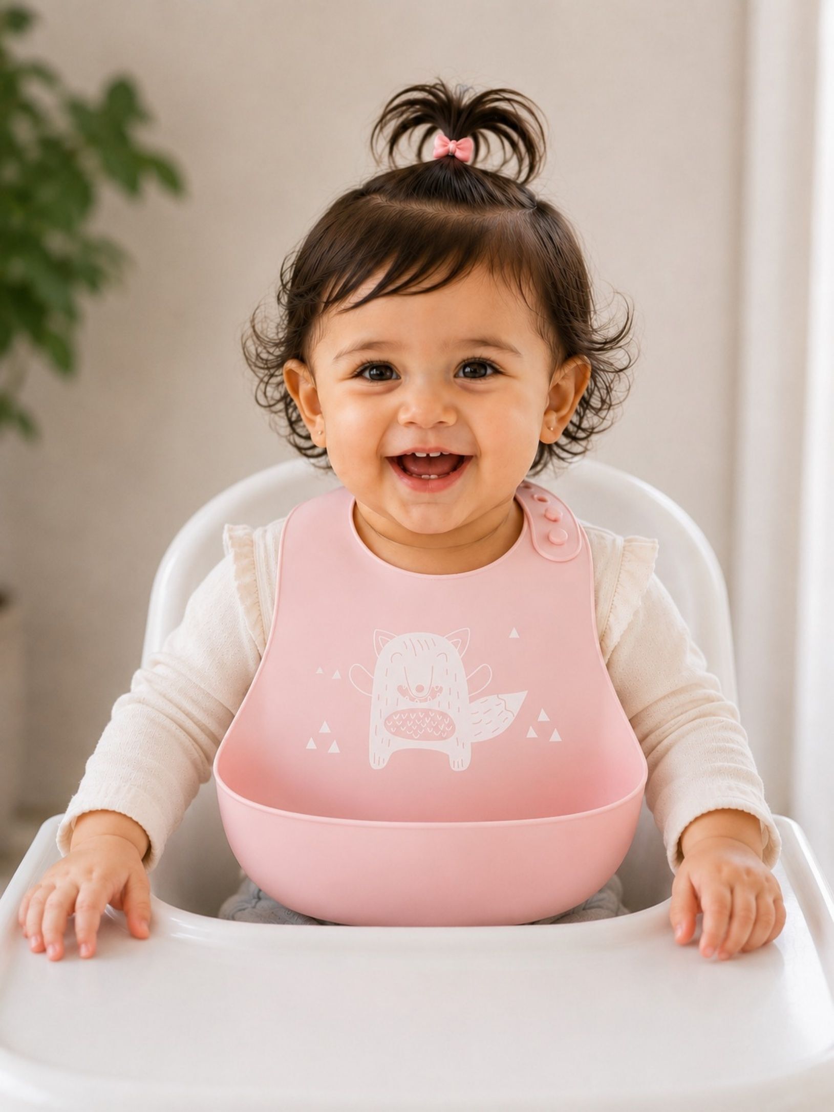 the little lookers Silicone Baby Feeding Bib Waterproof Wide Food Catcher Pocket-picture-17