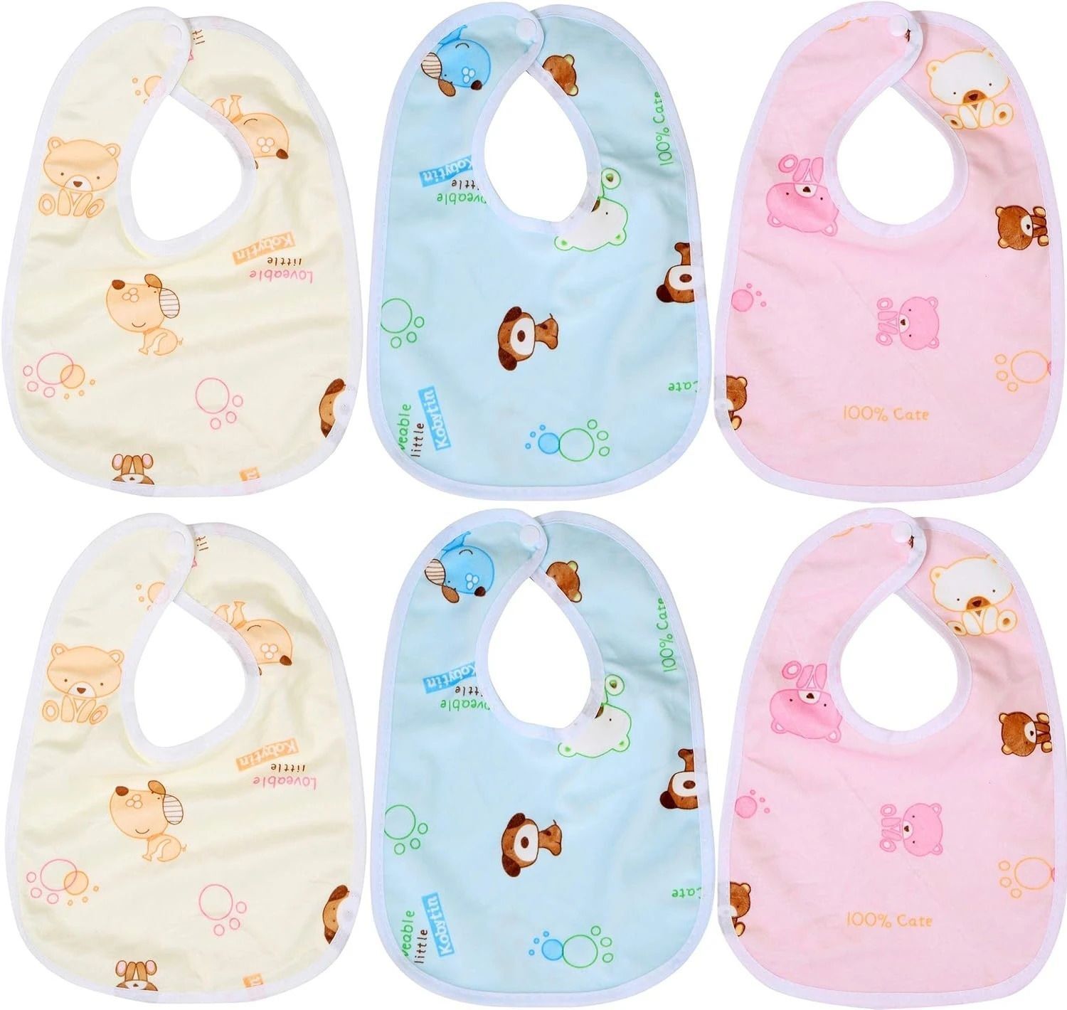 empoison New Born Water Resistant-Premium Super Soft Cotton Daily Use bibs-picture-11