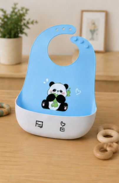 earthcon Waterproof silicone baby feeding bib with food catcher pocket premium quality-picture-30
