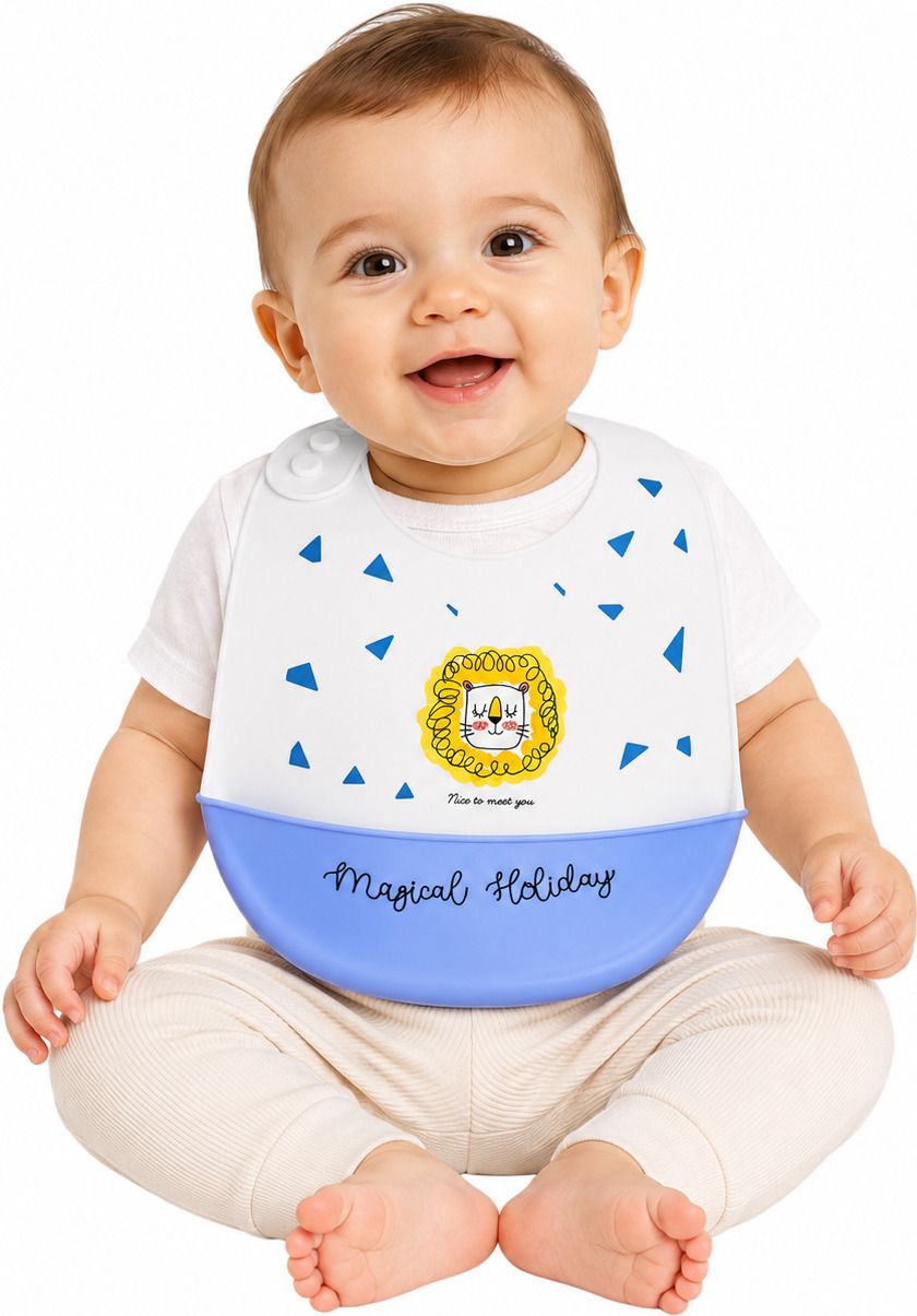 valmora Silicone Baby Bib for Feeding & Weaning Babies and Toddlers | Reusable Baby Bib-picture-15