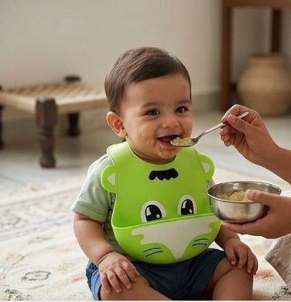 goodies outlet Premium Silicone Bib For Babies, Infants & Toddlers, 1Pc-picture-15