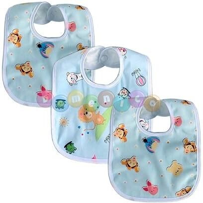 vadhavan New Born Water Resistant-Premium Super Soft Cotton Daily Use bibs image 1