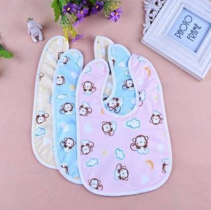 button bib pink with very smooth fabric easy to use with Back Side PVC-image-32
