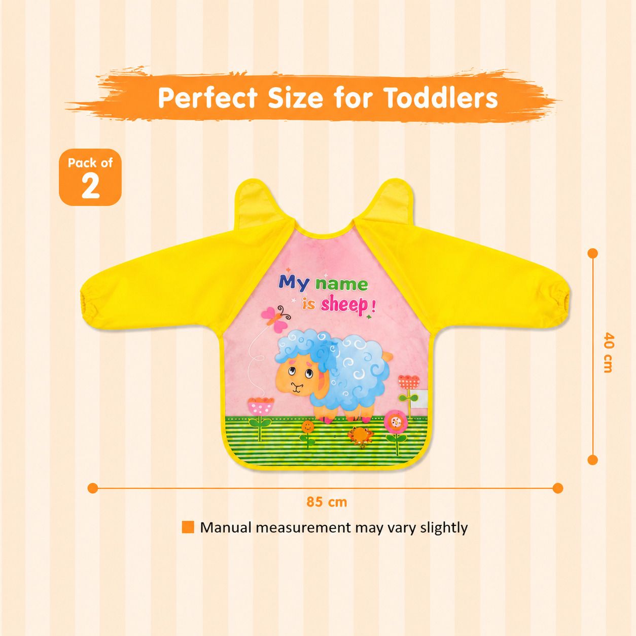 saforiaa Full Sleeve Waterproof Baby Bib-picture-11