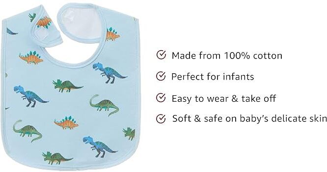 Double Layered Waterproof Bibs Pack Of 1-image-46