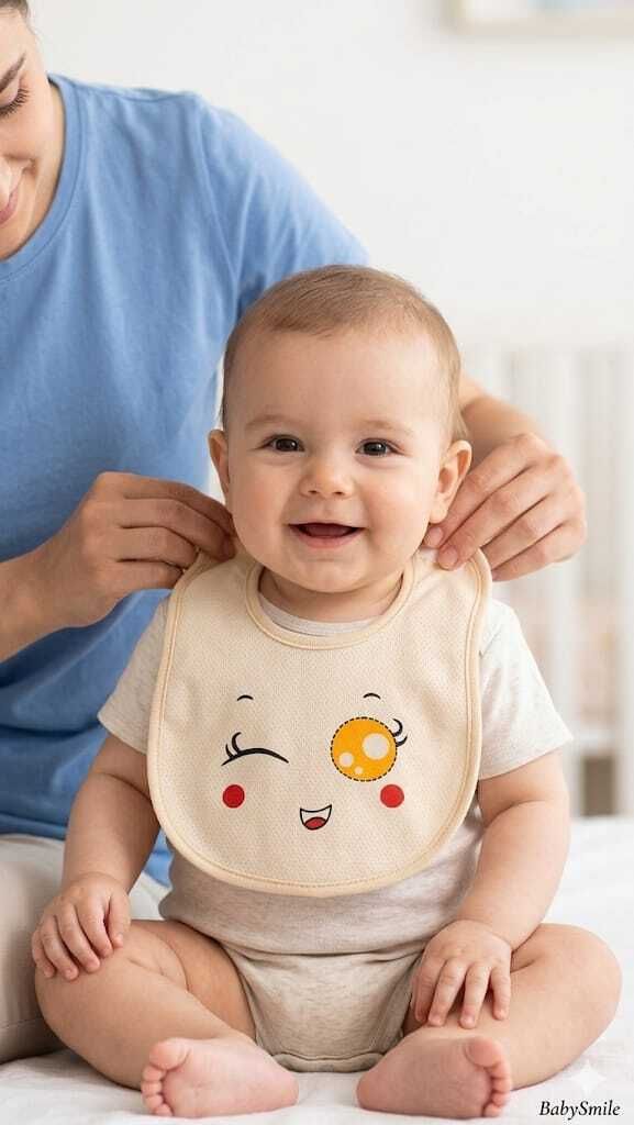 baby holic Baby Cotton Bib Soft Absorbent Feeding Bib for Babies with Snap Closure-picture-20