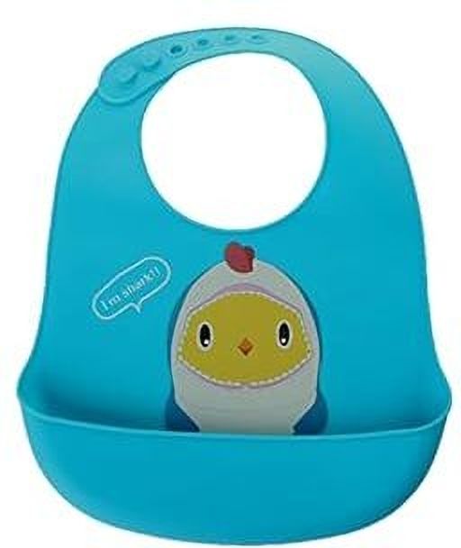 guchigu Baby Silicon Bib with Pocket Waterproof Adjustable Feeding Bibs-picture-19