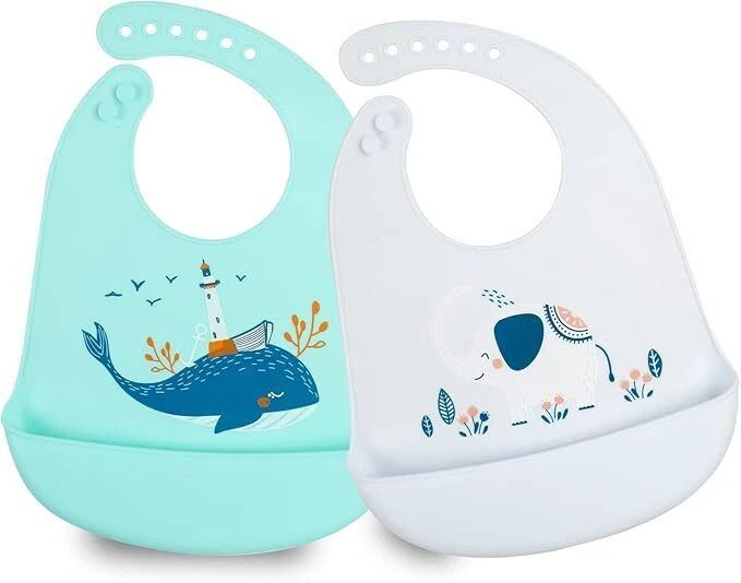 tony stark Baby Silicone Feeding Bib Food Catcher| Adjustable & Waterproof Apron for Babies-picture-12