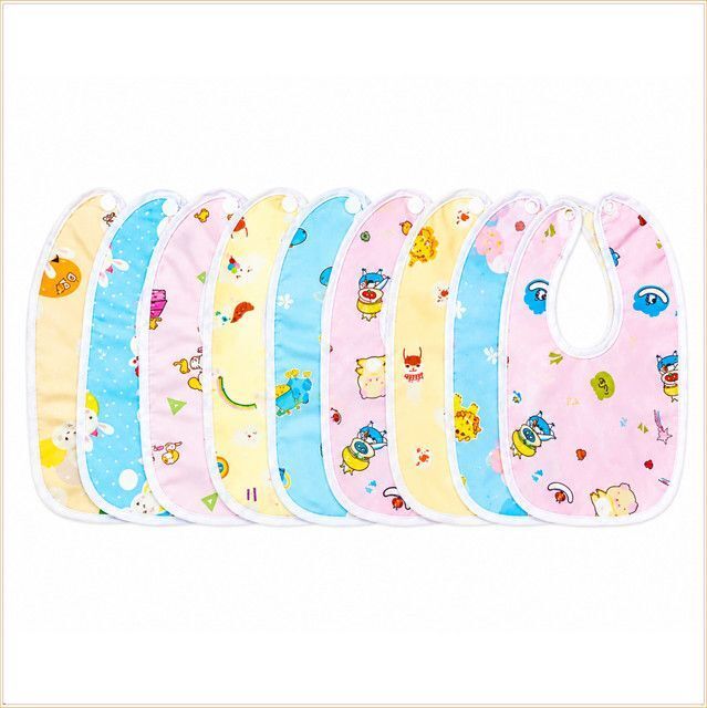bubblino Reusable Waterproof Bib for babies | Adjustable Feeding & Drool Bibs | Pack of 9-picture-19