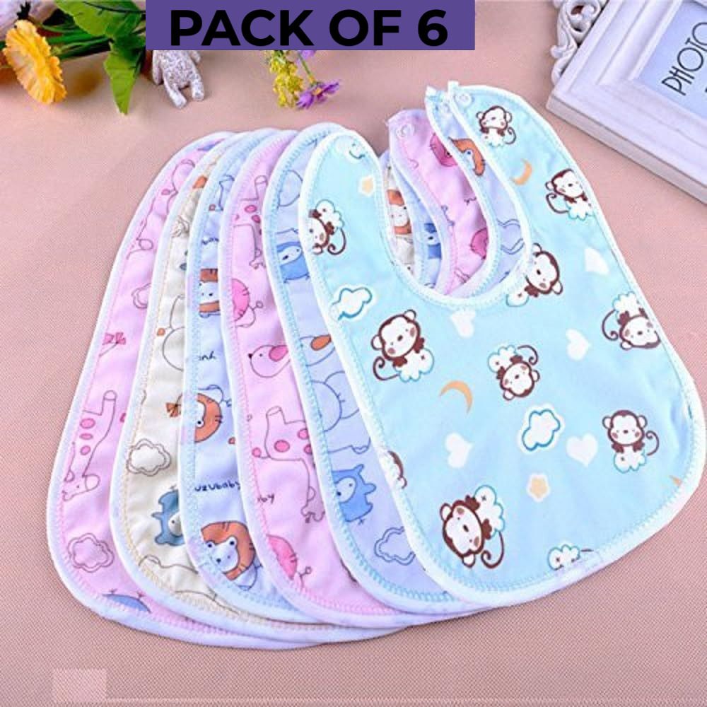 frosted cosmetic Waterproof Baby Drool Bib with Cute Animal Print-picture-28
