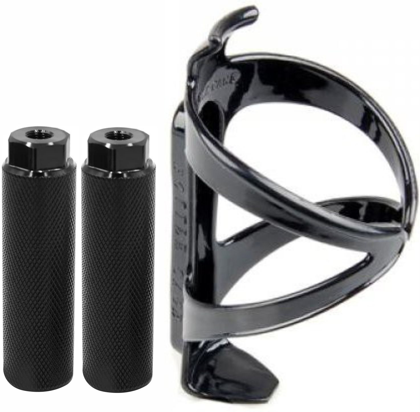 Bicycle Water Bottle Holder with Foot Rest 1 Pair Anti-Skid Silver Bicycle Bottle Holder-image-12