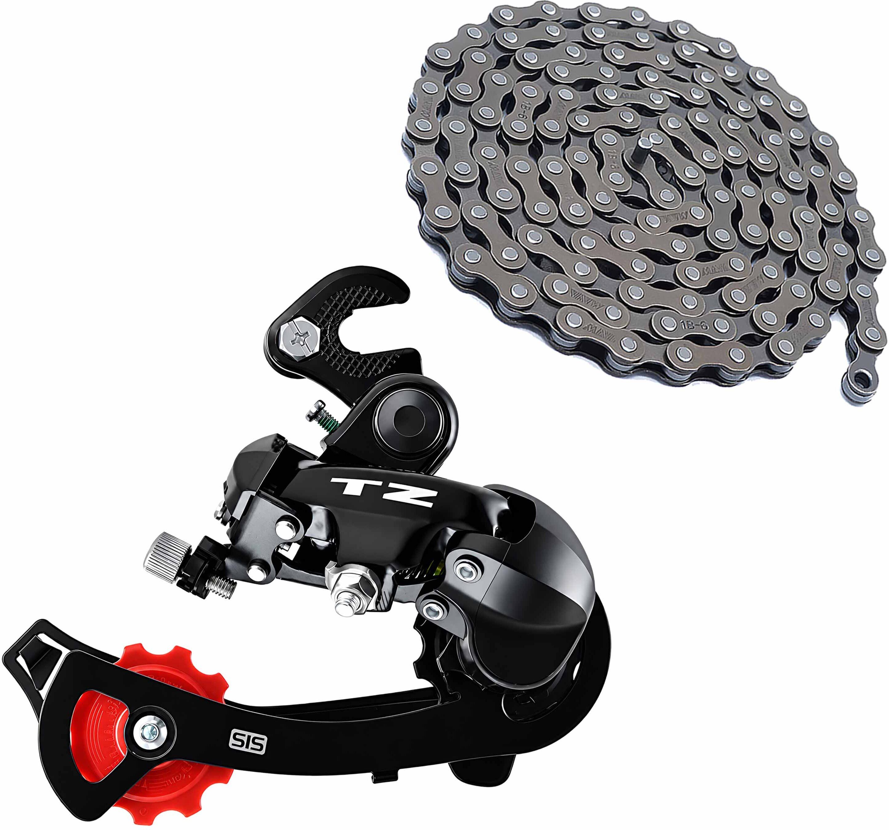 razaiq Cycle Rear Derailleur TZ Tourney 6/7 Speed with 116 Link Bicycle Chain Set Bicycle Brake Disk-picture-34