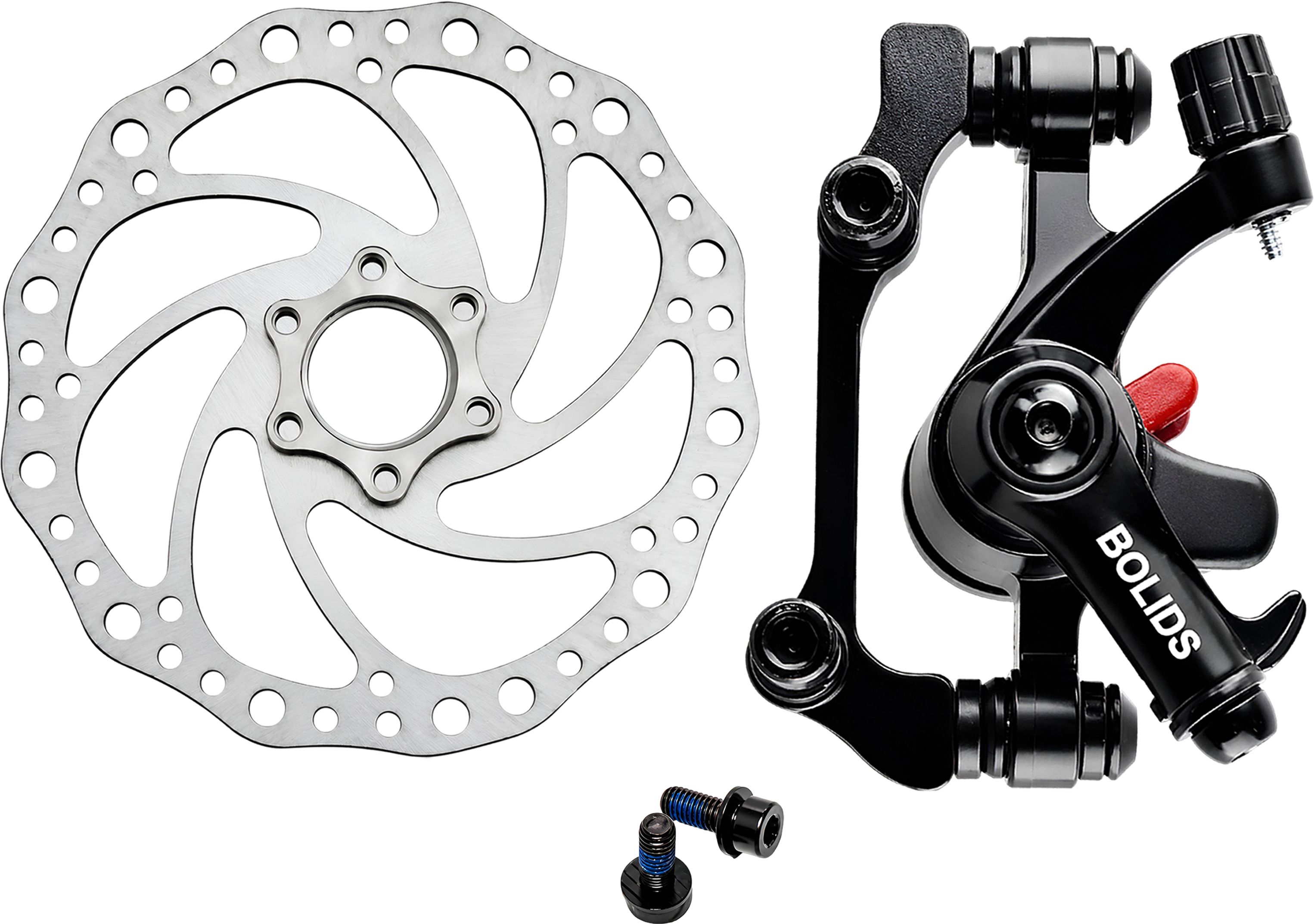 razaiq Mechanical Bicycle Disc Brake Kit 160mm Rotor Front Rear Black Calipers Bicycle Brake Disk-picture-18