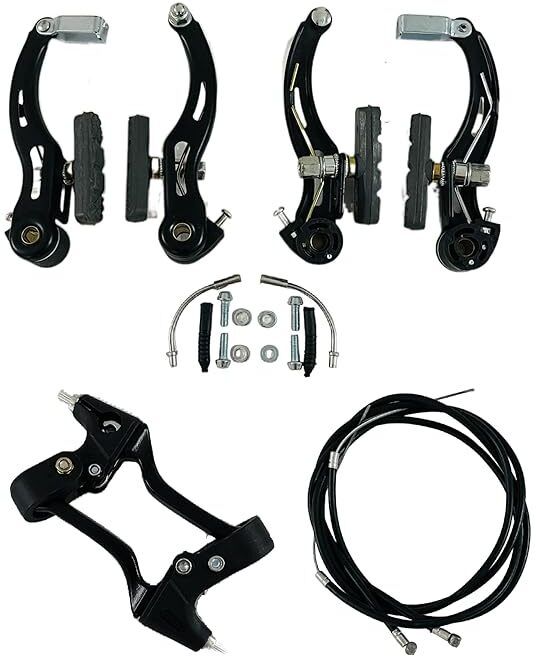 Cycle V-Brake Power Brakes Complete Component Set Bicycle Brake Disk-image-44