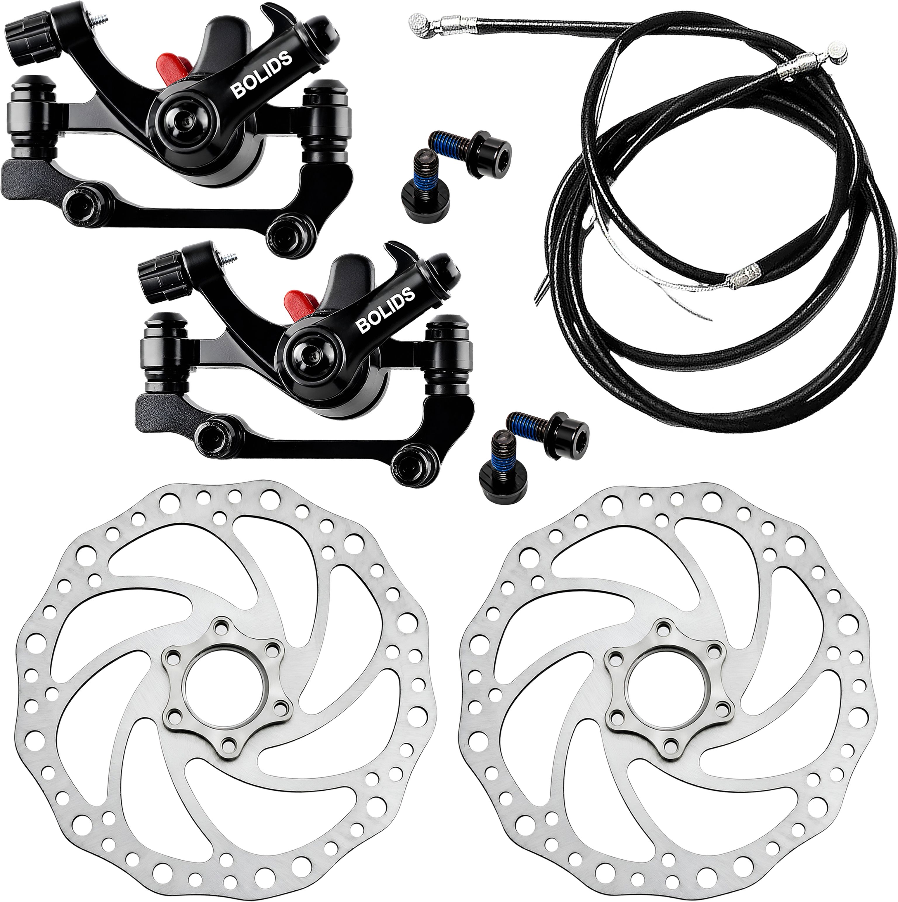 razaiq Dual Bicycle Disc Brake Kit, Rotor Plates & Brake Cable Wire Set Bicycle Brake Disk-picture-21