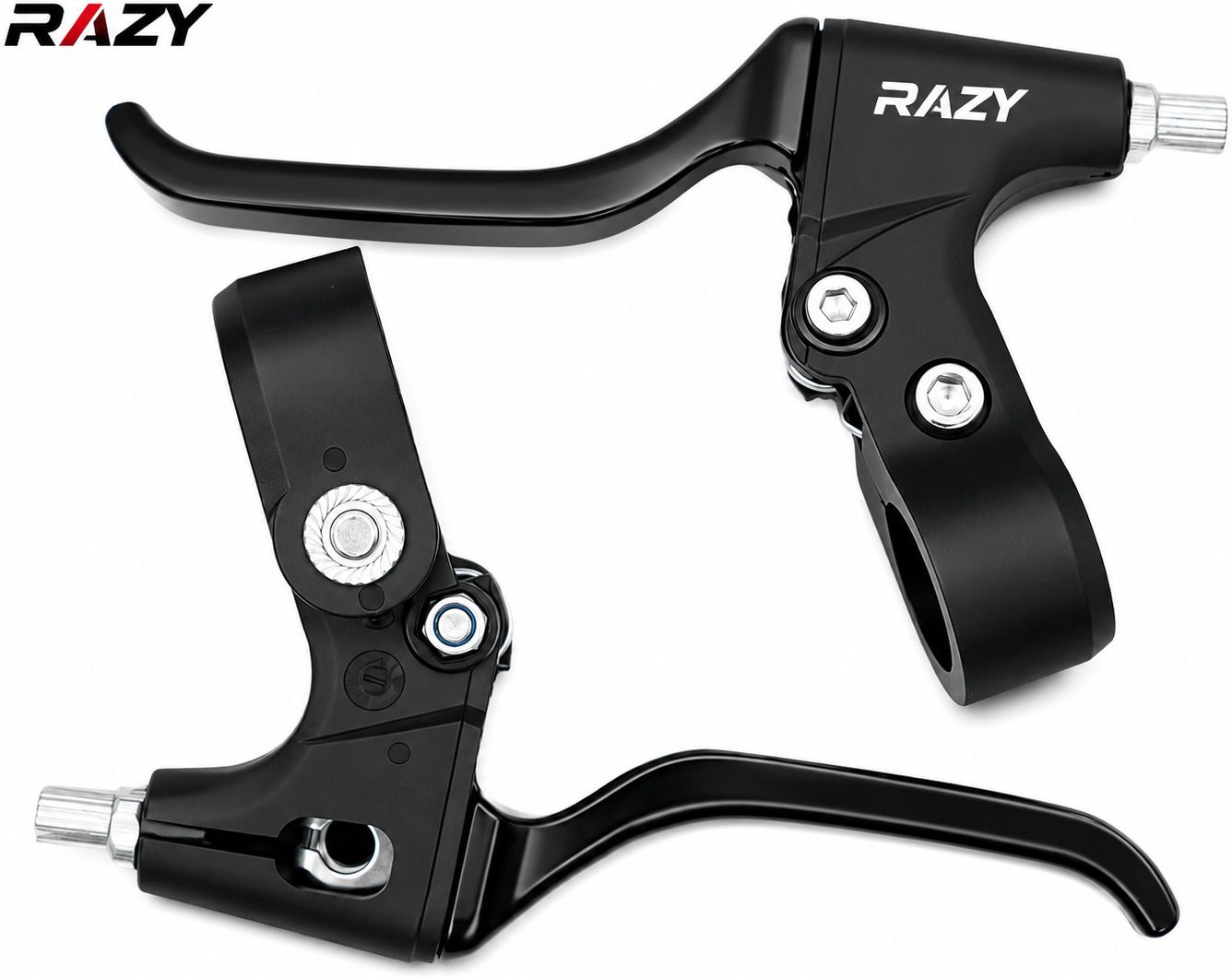 razy Premium Bicycle Brake Lever Set | MTB Cycle Brake Handle Pair Bicycle Brake Disk-picture-1