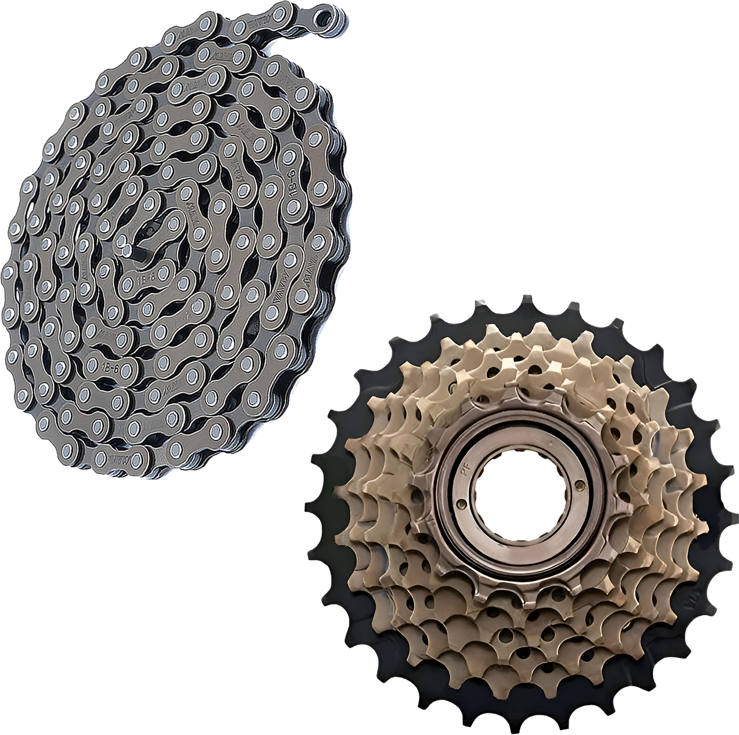 razaiq Bicycle 7 Speed Cassette 14-28T with 116 Link Chain & Rear Gear Changer Bicycle Brake Disk-picture-16