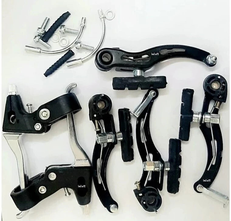 house of common bicycle power brake set alloy rear or front both with lever (COMBO) Bicycle Brake Disk image 1