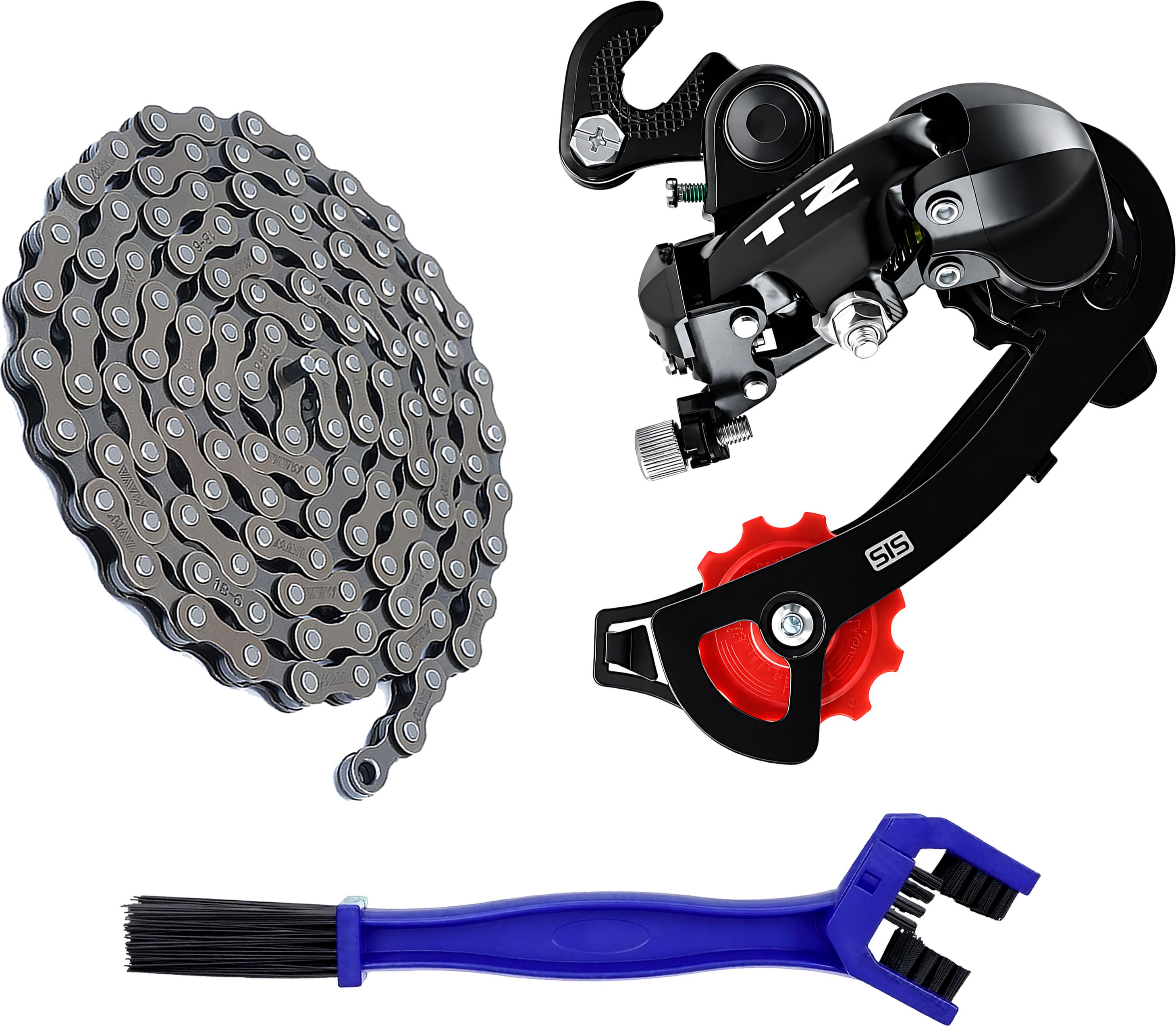 razaiq Cycle TZ Tourney Rear Gear Set with 116 Link Chain and Cleaner Cleaning Brush Bicycle Brake Disk-picture-19