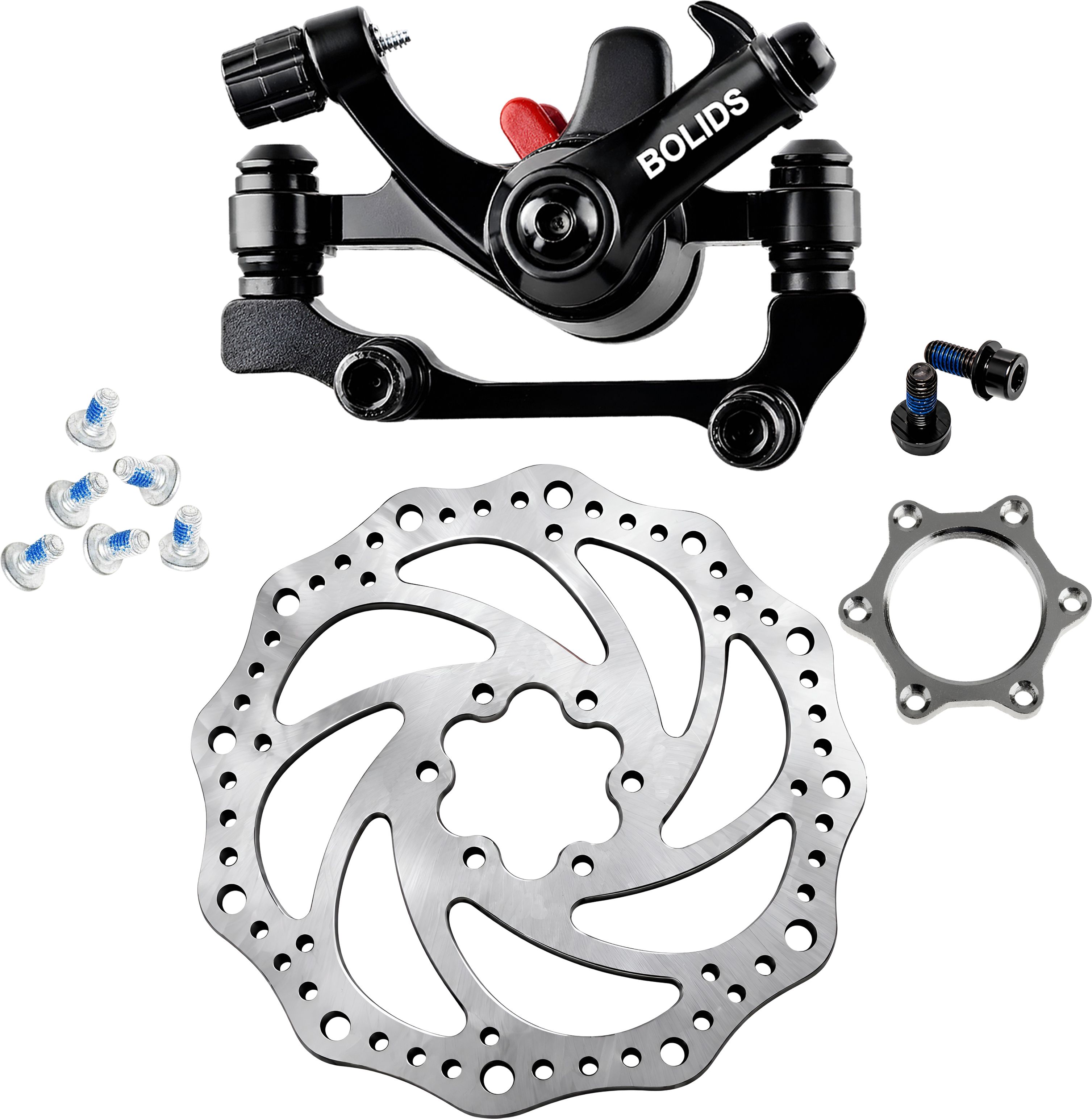 razaiq Cycle Brake Upgrade Kit with 160mm Rotor, Caliper & Freewheel Hub Nut Bicycle Brake Disk-picture-13