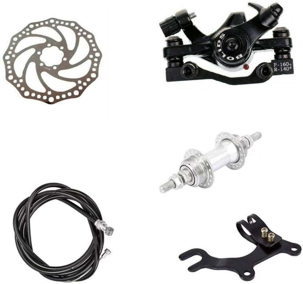 shri bicycles Bicycle Rear Disc Brake Complete Set 4 pices Bicycle Brake Disk Bicycle Brake Disk-picture-26