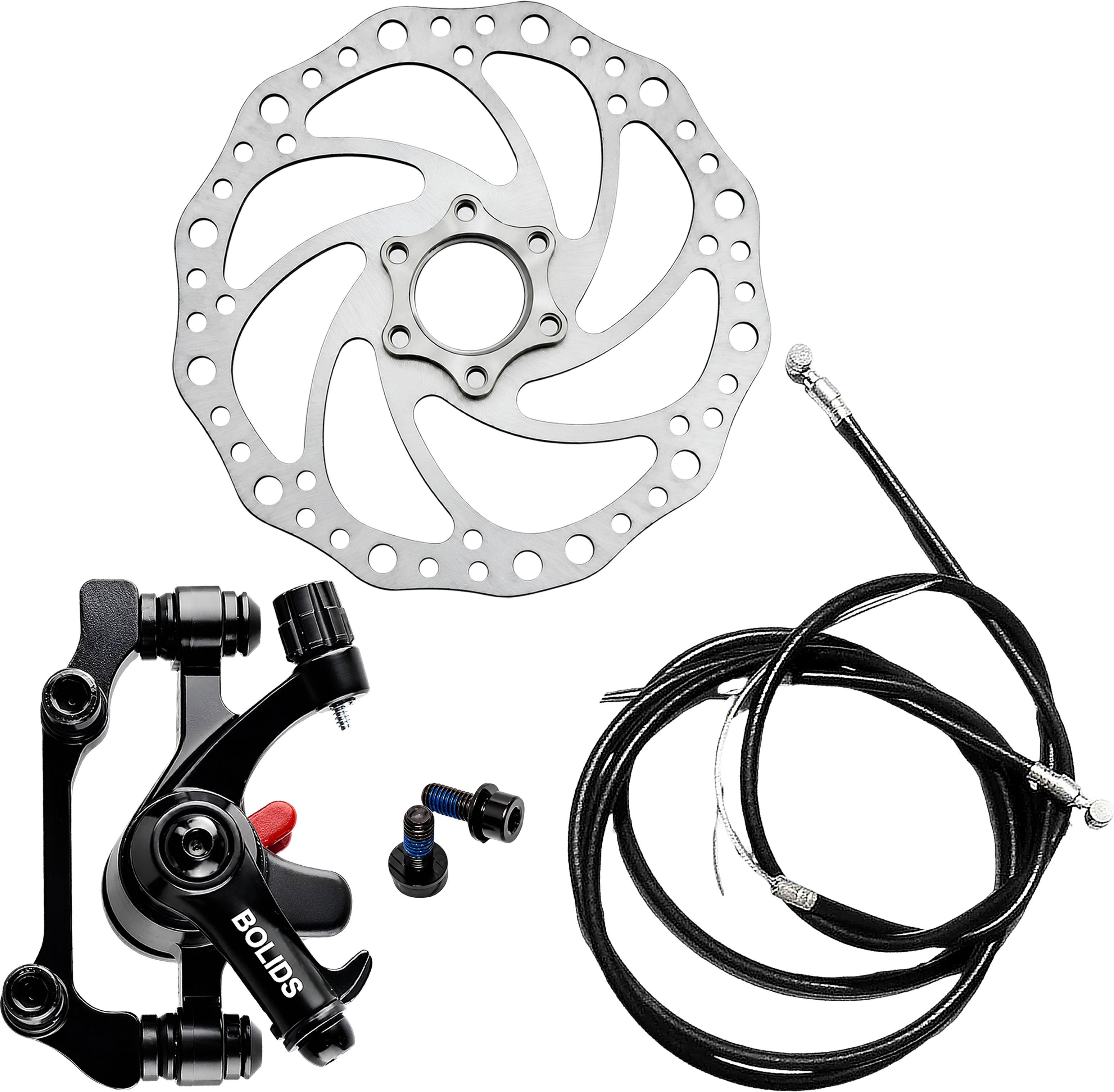 razaiq Bicycle Mechanical Brake Kit with Disc Rotor Plate & Cable Wire Set Bicycle Brake Disk-picture-38