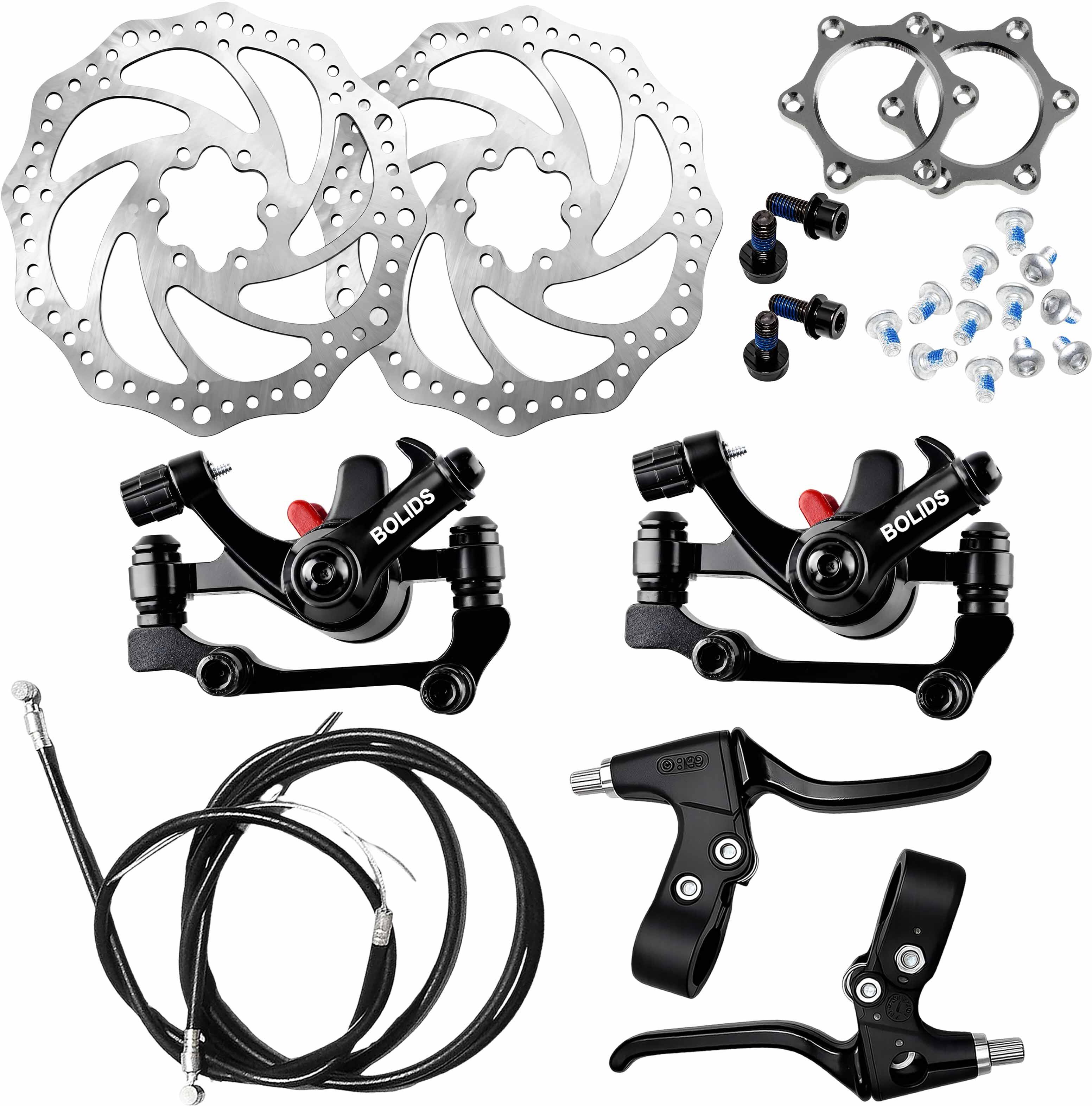 razaiq Cycle Brake Upgrade Kit with Disc Brakes, 160mm Rotor & Freewheel Hubs Bicycle Brake Disk-picture-23