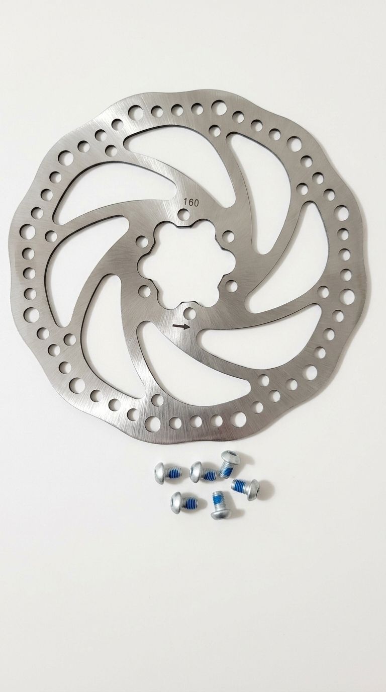 160mm Bicycle Disc Brake Plate with Mounting Screws (Front & Rear) Bicycle Brake Disk-image-42
