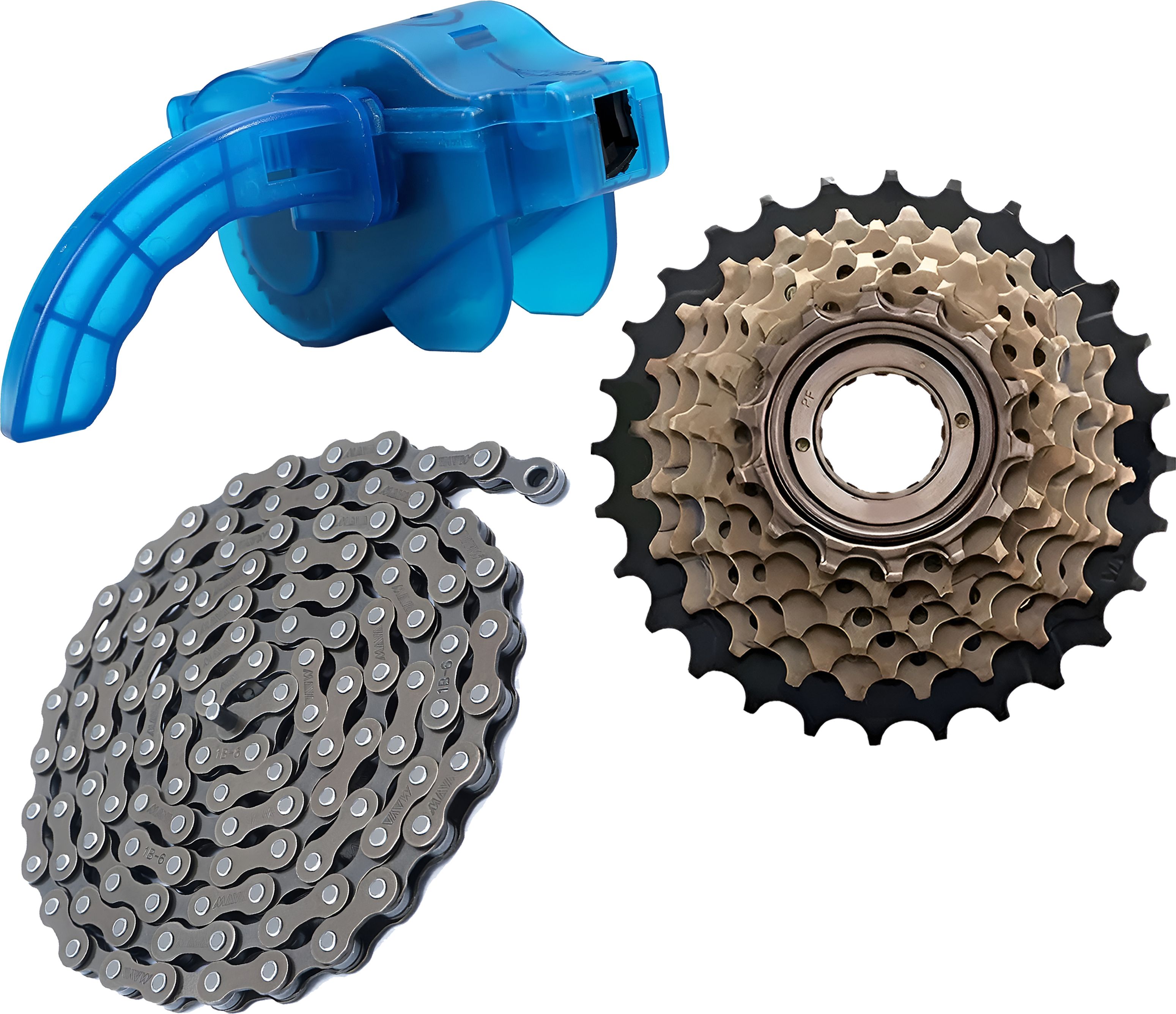 razaiq Cycle Chain Cleaning Tool with 116 Link Chain & 7 Speed Cassette Combo Bicycle Brake Disk-picture-21