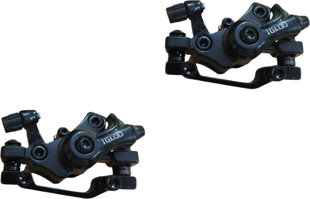 Bicycle Mechanical Disc Brake Caliper Front Rear MTB Strong Durable (Pack of 2) Bicycle Brake Disk-image-38
