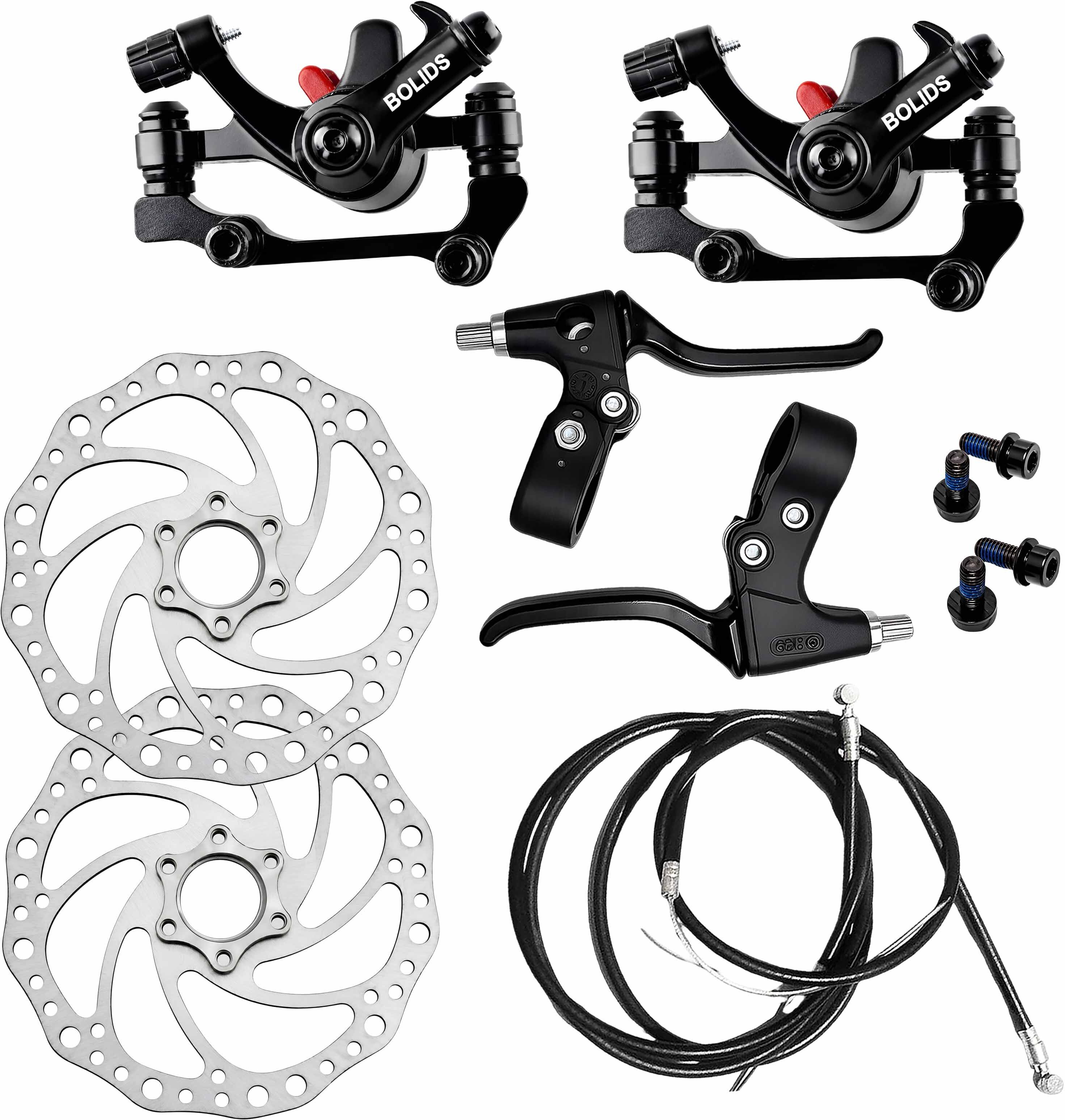 razaiq Cycle Disc Brake Upgrade Kit with 160mm Rotor Ring & Brake Lever Set Bicycle Brake Disk-picture-23