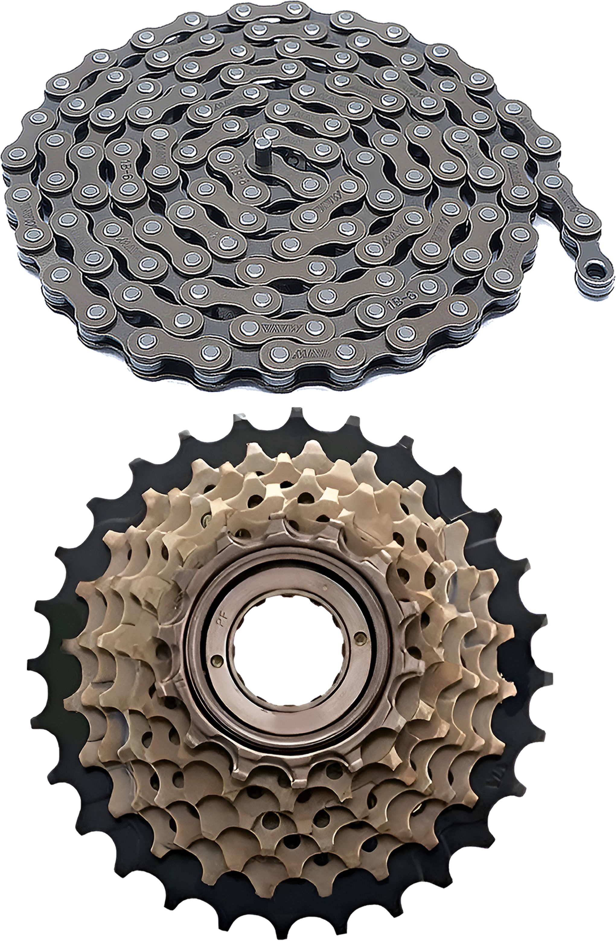 razaiq Universal 7 Speed Cycle Cassette, Rear Gear Changer & 116 Link Chain Set Bicycle Brake Disk-picture-37