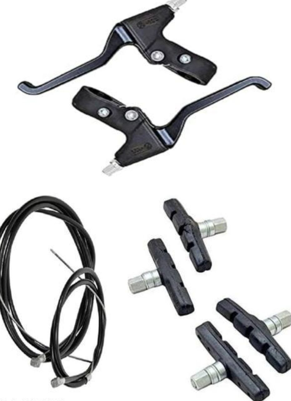 Cycle power clutch lever with wire set and brake shoes Bicycle Brake Disk-image-32