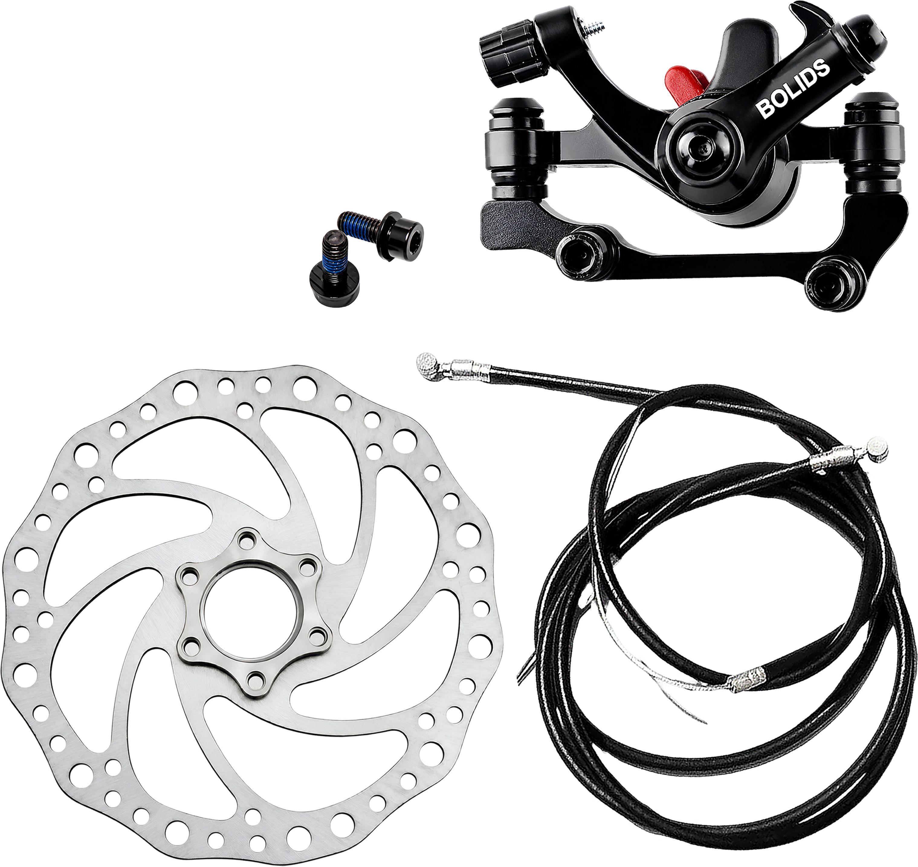 razaiq Universal Cycle Disc Brake Set, Rotor Plate & Brake Cable Wire Kit Bicycle Brake Disk-picture-18